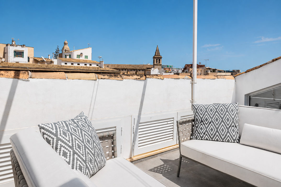 Ático encantador con terraza en la azotea