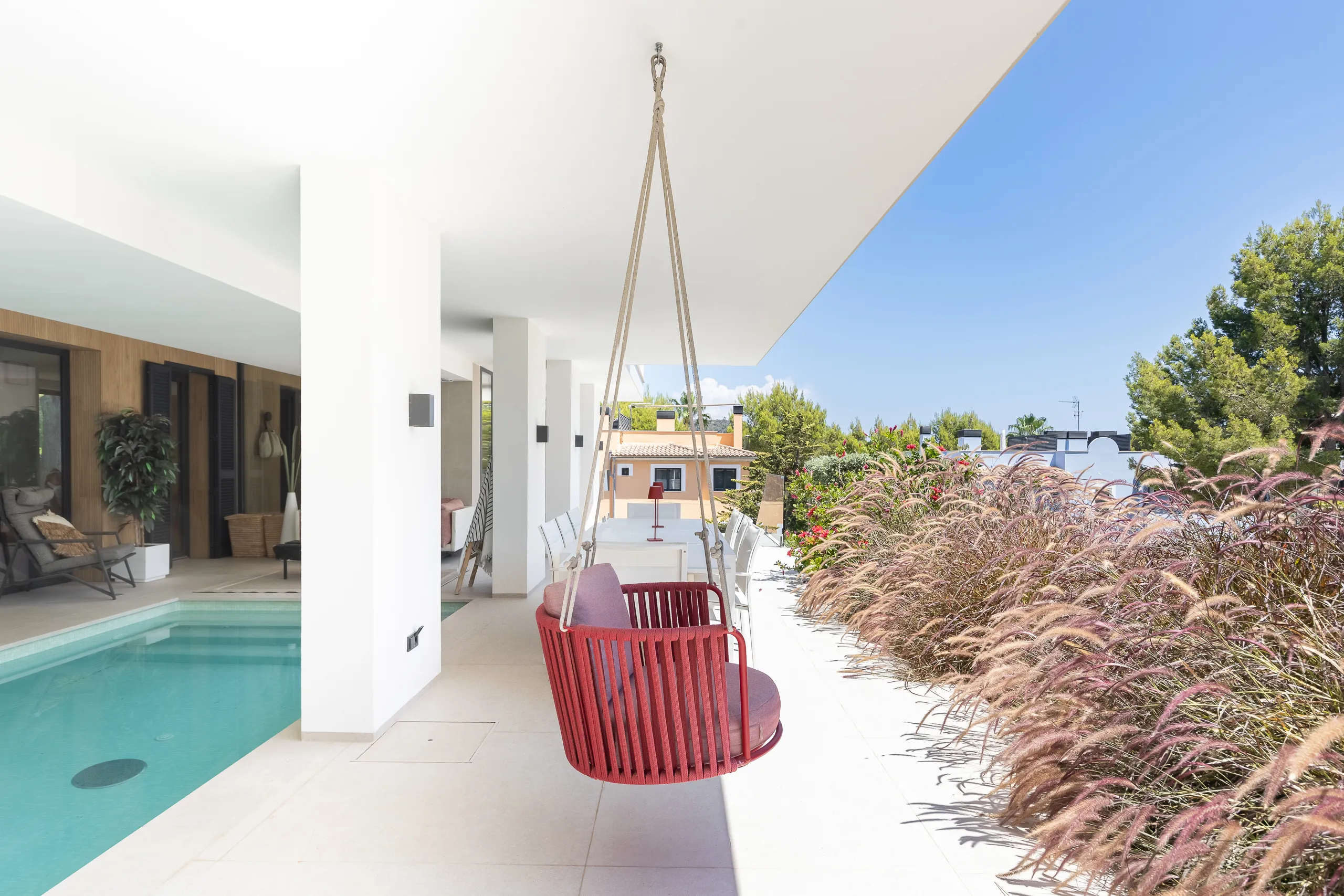 Modern house with pool in Camp de Mar-53