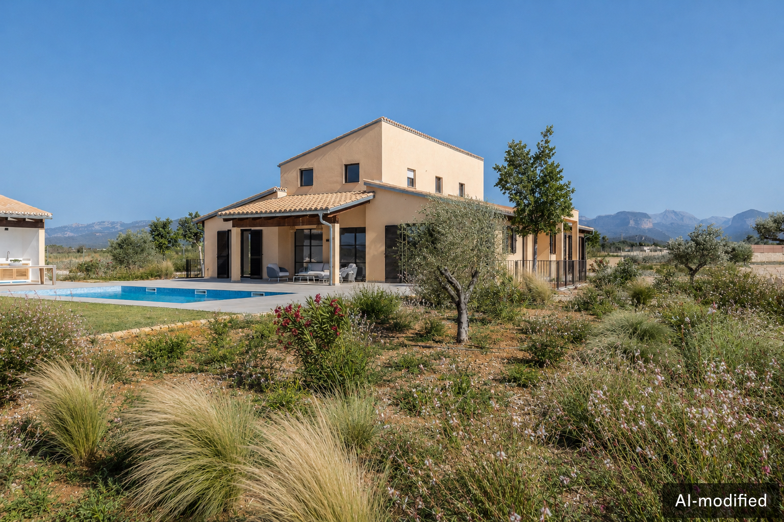 Finca de luxe exclusive à Santa Maria avec piscine, licence ETV et vue sur la Tramuntana