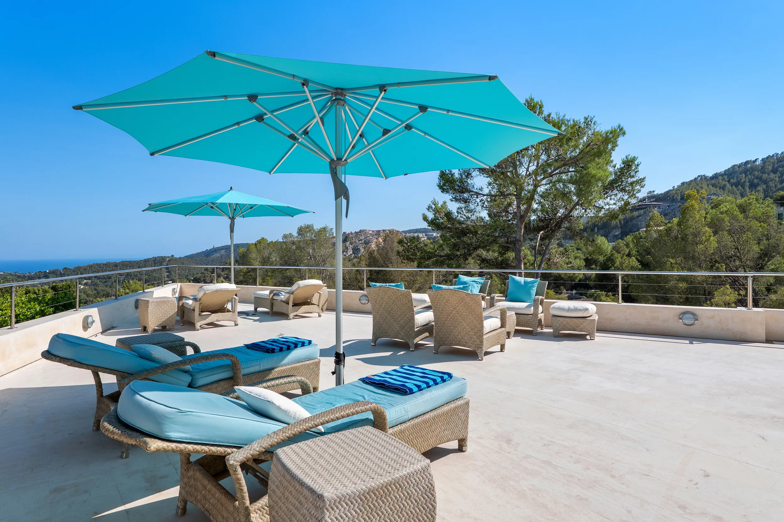 Enastående designervilla med havsutsikt i Son Vida, Palma de Mallorca-13