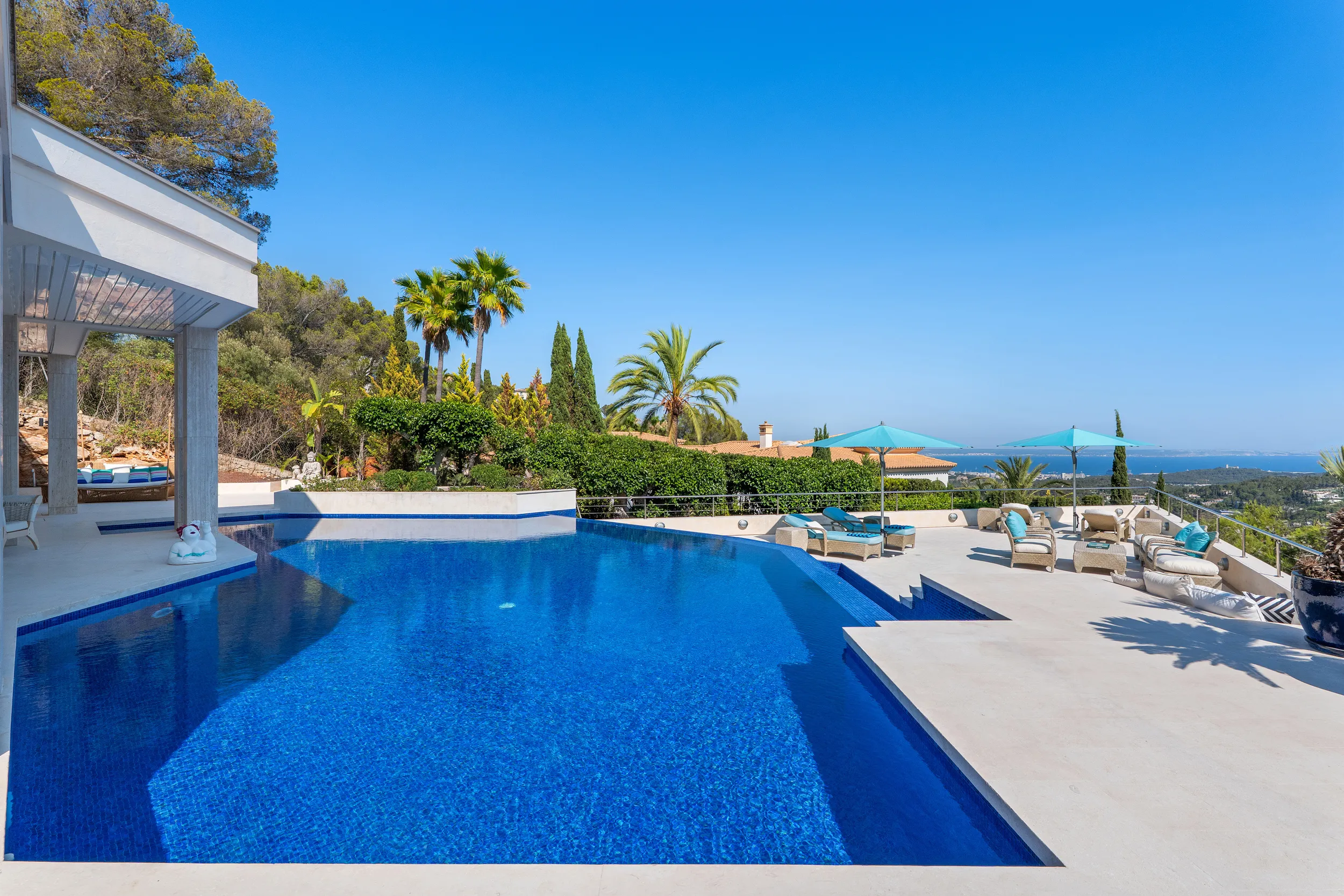 Enastående designervilla med havsutsikt i Son Vida, Palma de Mallorca-4