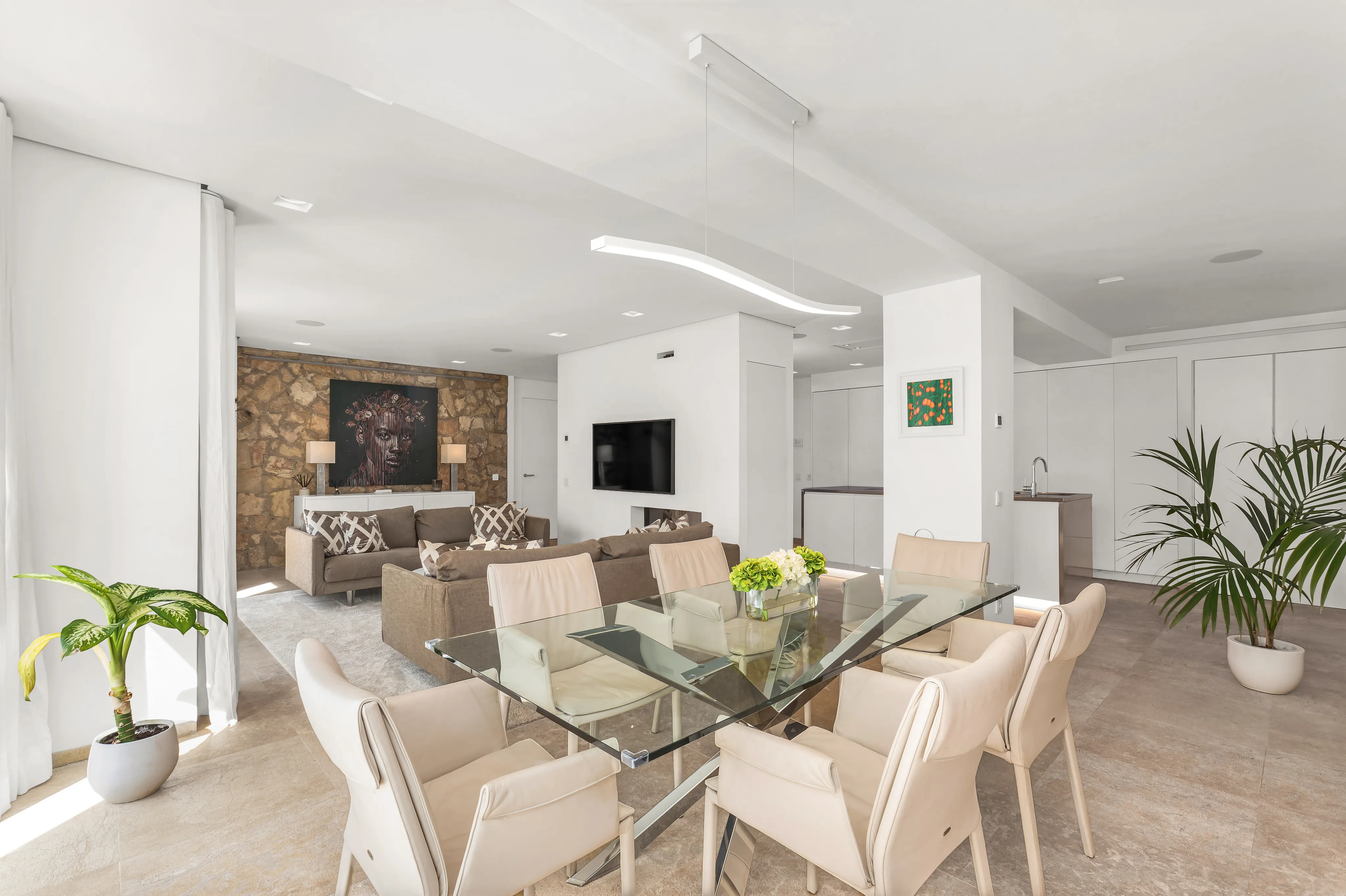 Apartament de luxe amb jardí i piscina privada, amb vista al mar-4