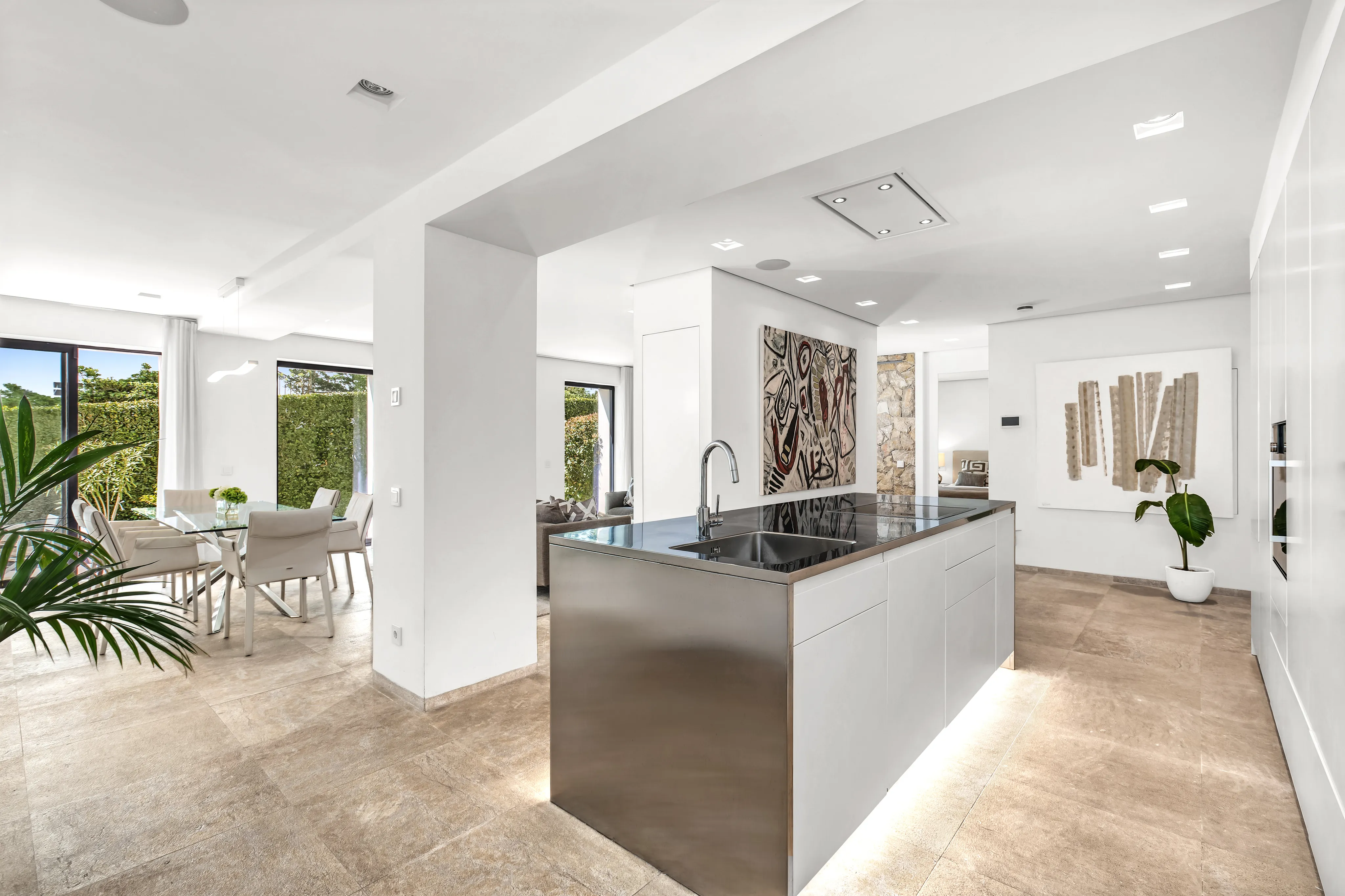 Apartament de luxe amb jardí i piscina privada, amb vista al mar-5