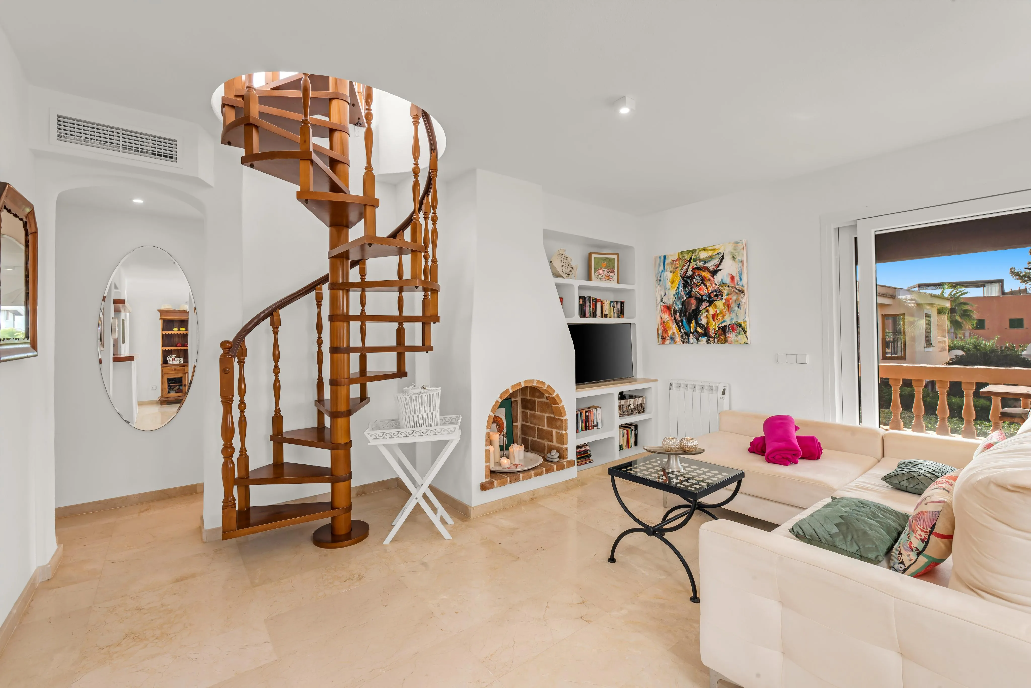 Apartament assolellat amb vista al mar i terrassa privada en el terrat-6