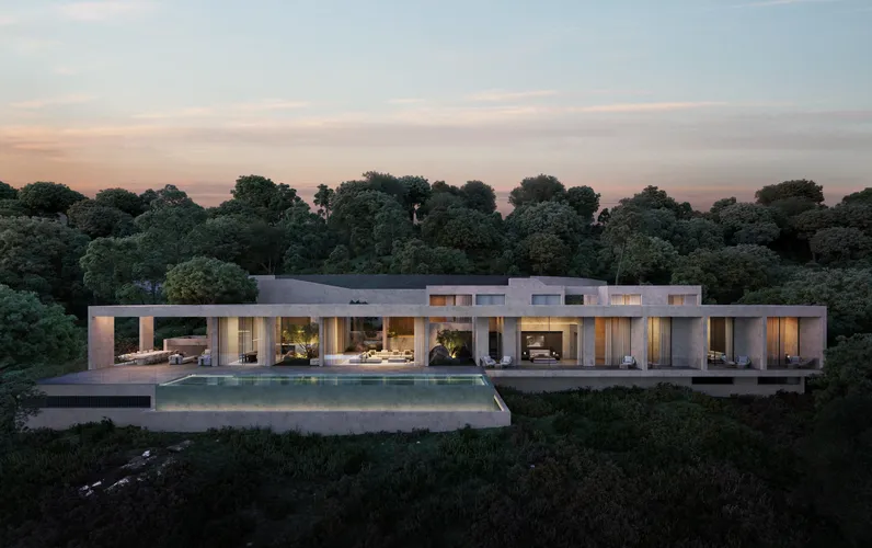 Terreno edificabile con fantastico progetto e licenza a Son Vida, Palma di Maiorca