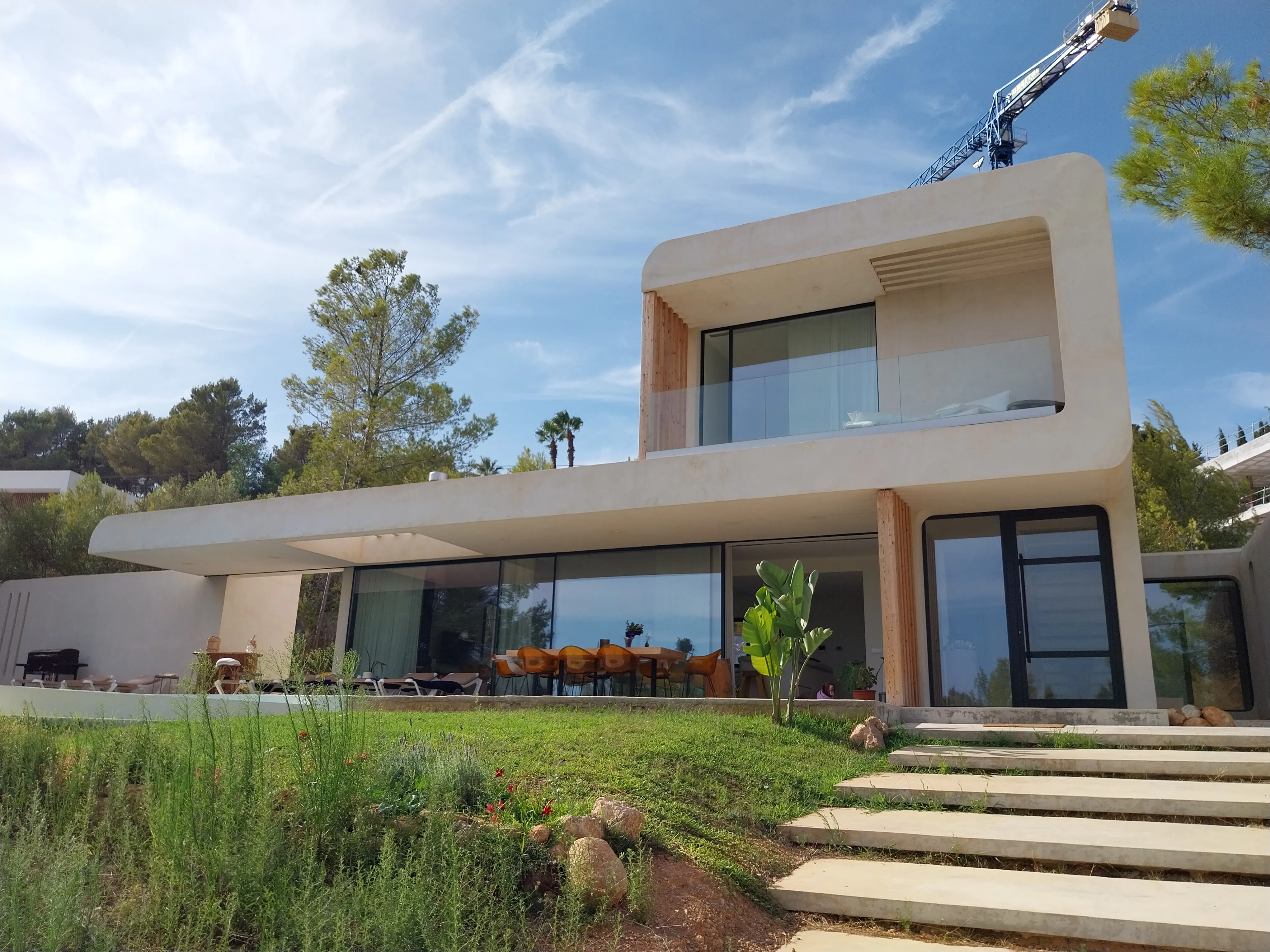 Retro-modern villa with views in Sa Coma-12