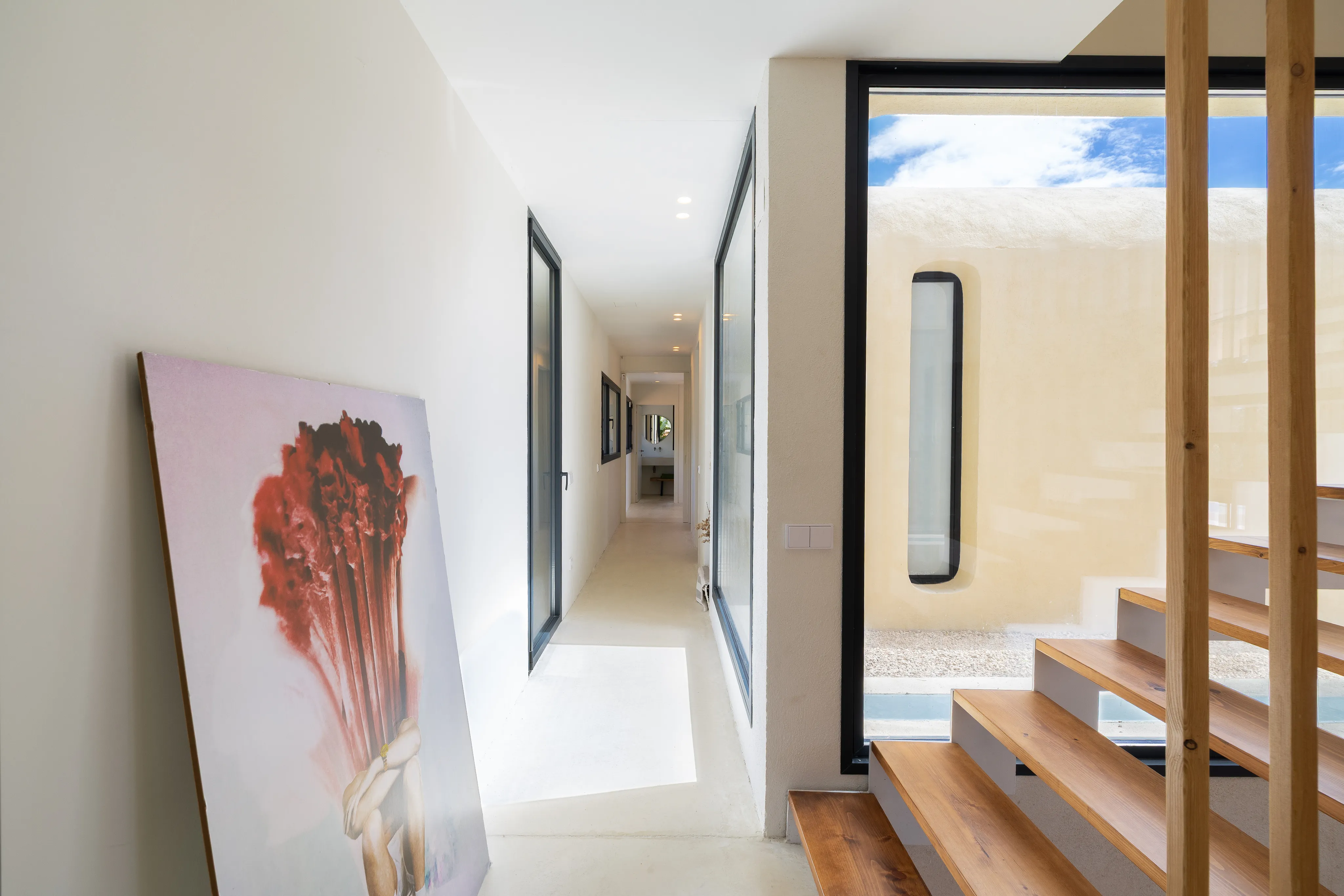 Retro-moderne villa met uitzicht in Sa Coma-12