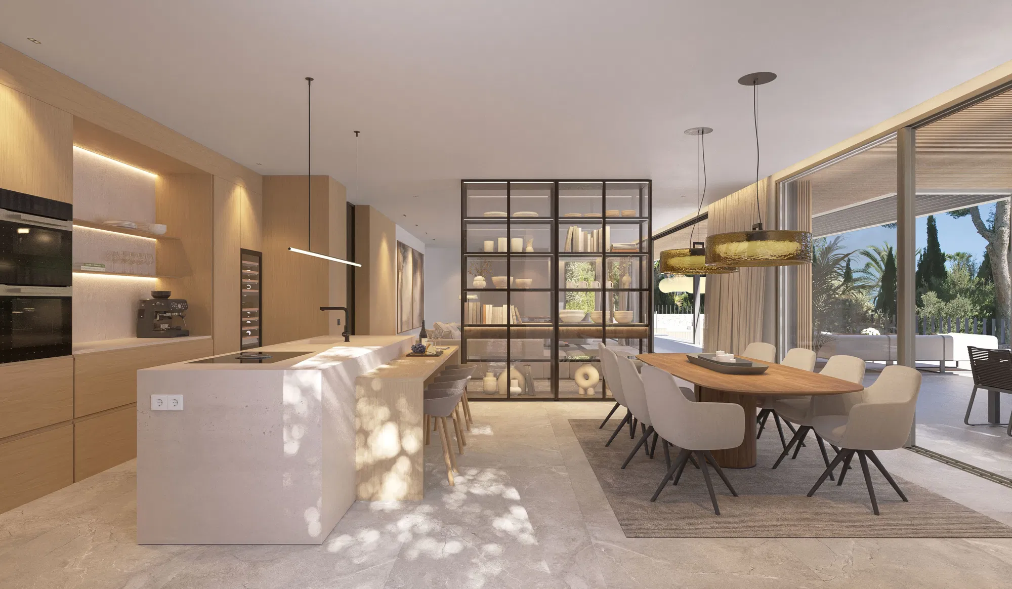 Esclusiva villa di nuova costruzione con vista sul mare-8