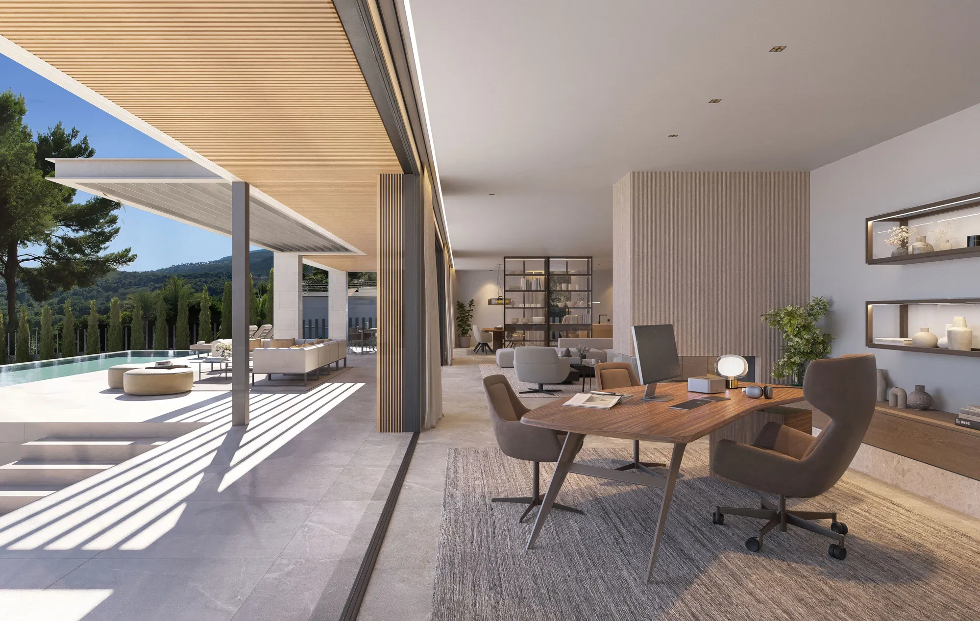 Esclusiva villa di nuova costruzione con vista sul mare-6