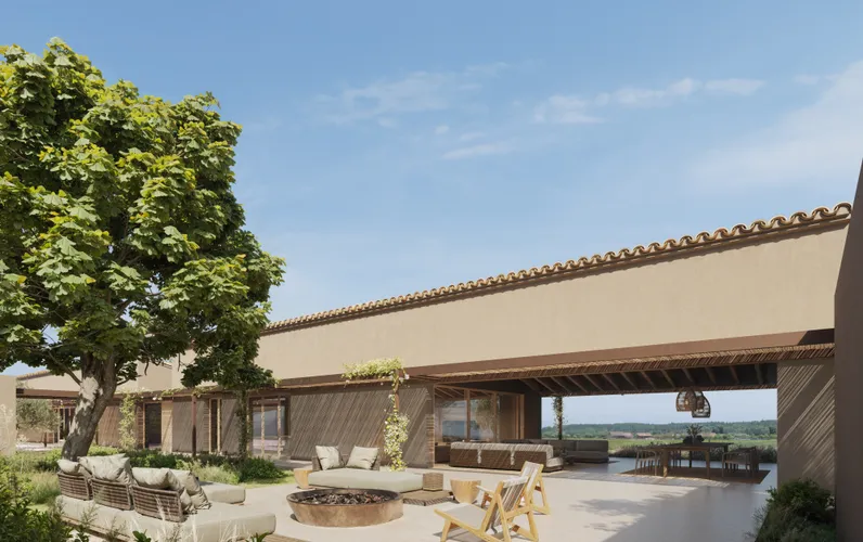 Działka budowlana z zatwierdzonym projektem niedaleko Es Trenc