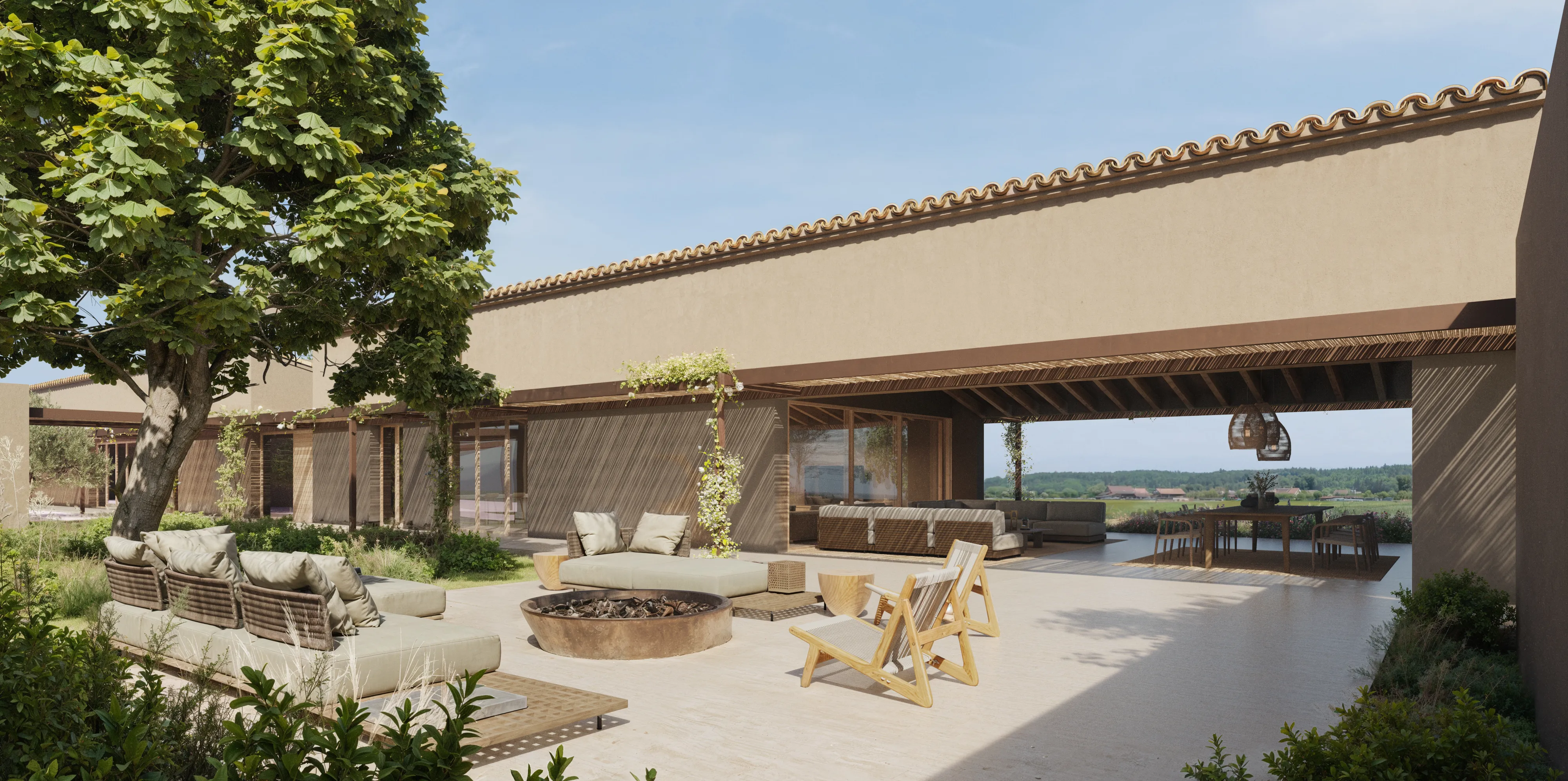 Building plot with approved project near Es Trenc-1