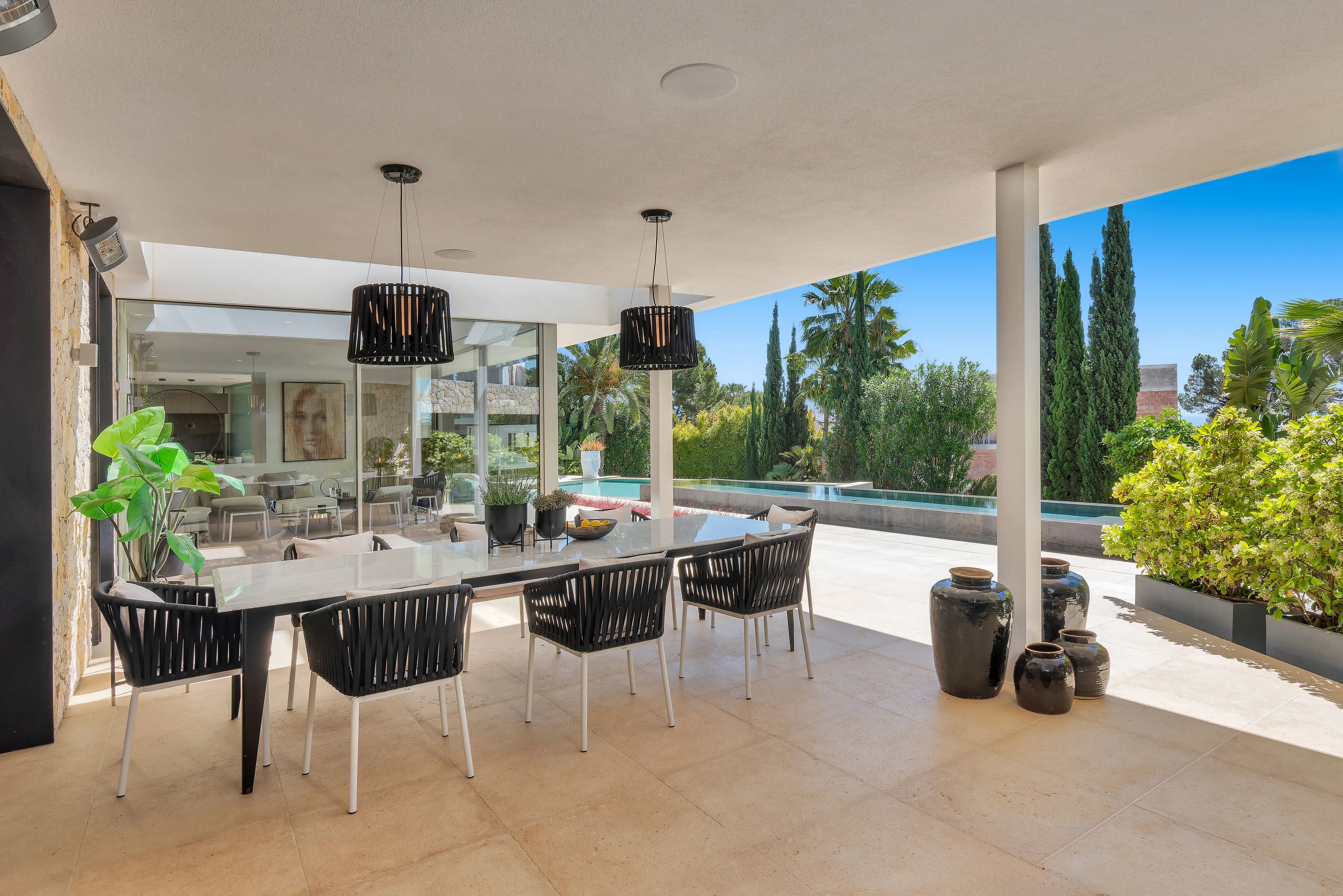 Villa moderna con fantastica vista sul mare in una posizione privilegiata-7