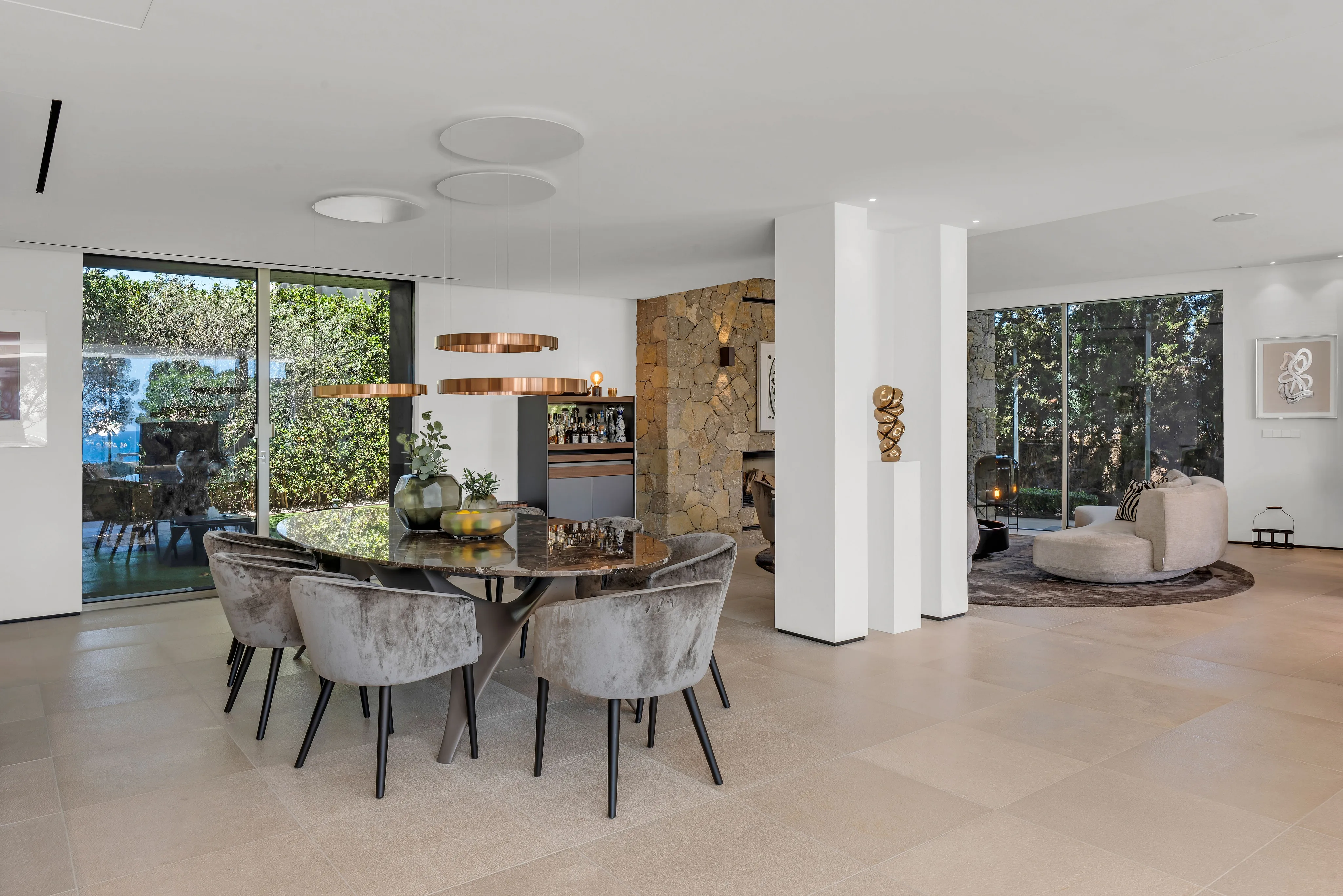 Villa moderna con fantastica vista sul mare in una posizione privilegiata-8