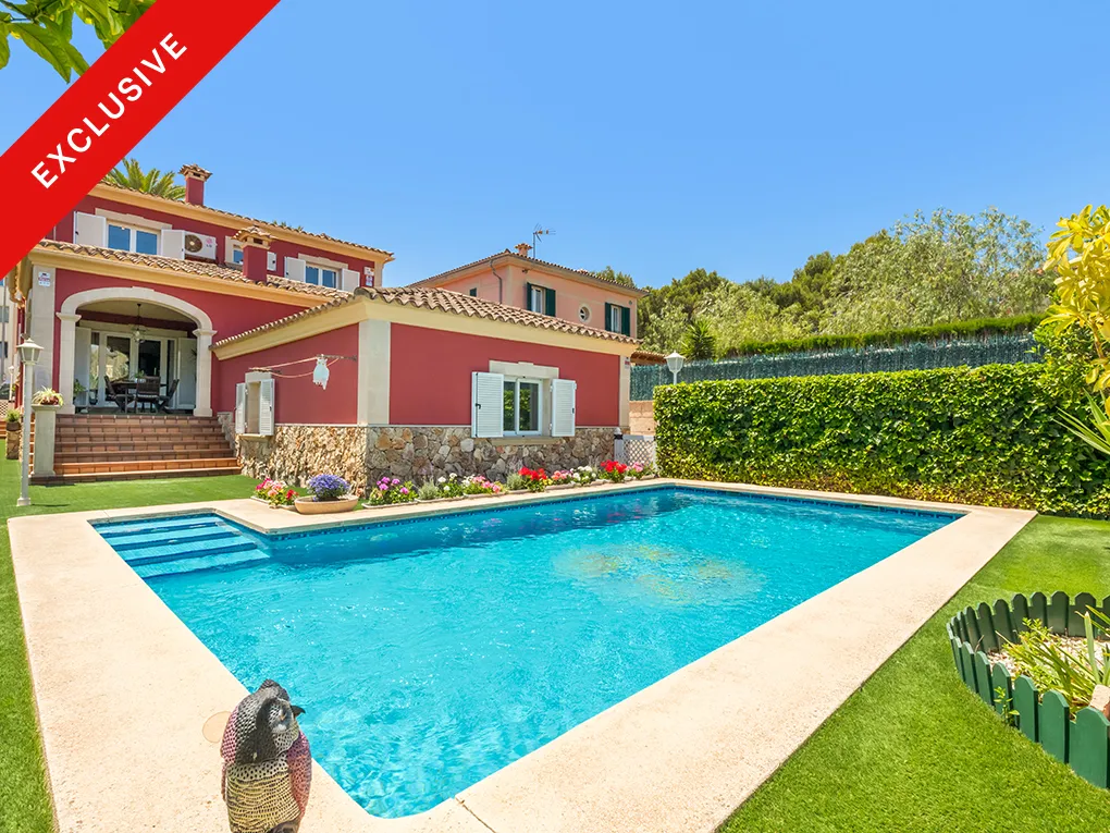 Vacker villa med pool i privilegierat område i Playa de Palma - Mallorca-1