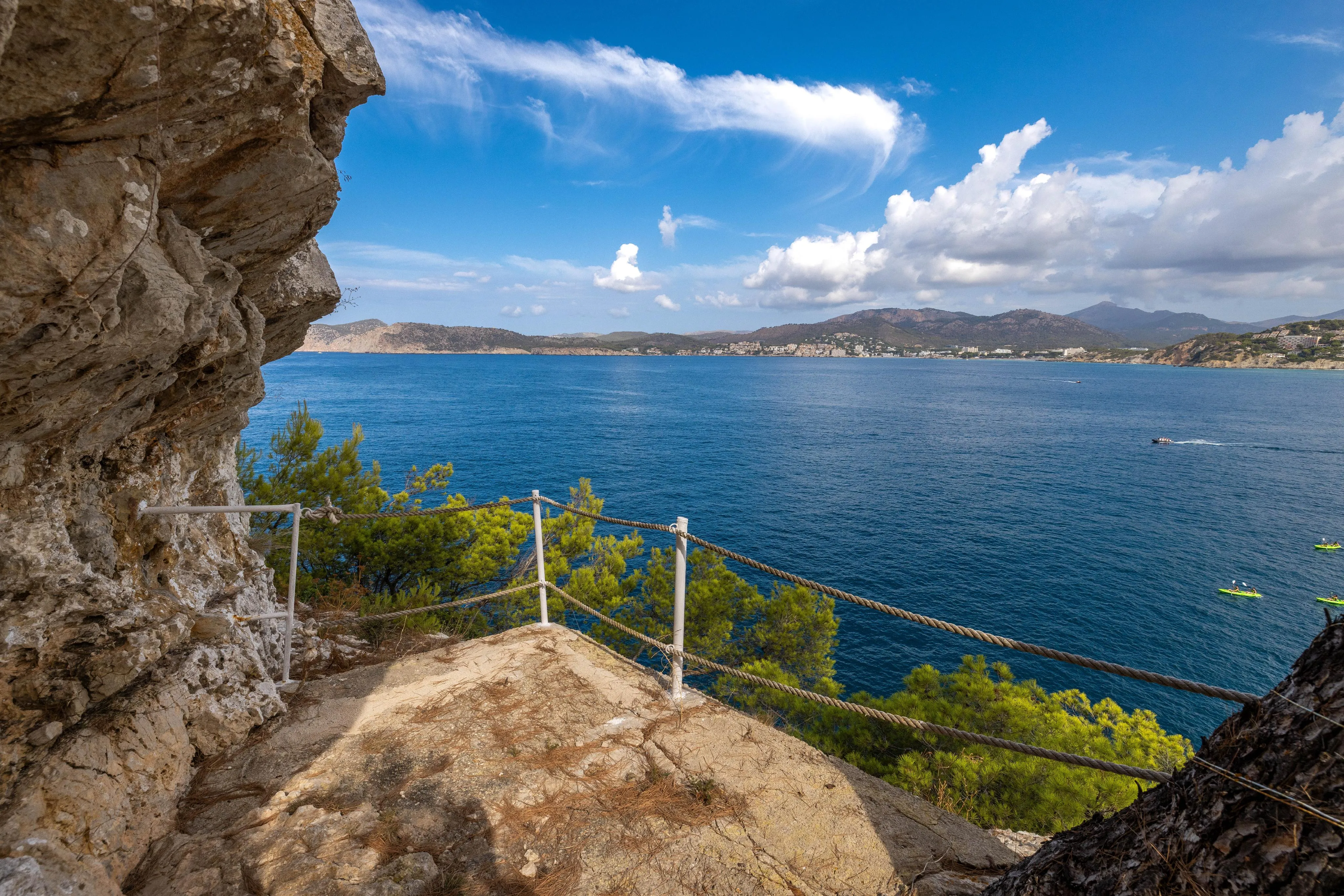 Villa in first sea line with impressive views-24