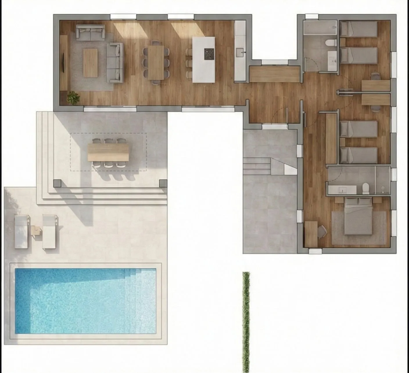 Casa de campo de obra nueva con hermosas vistas en Algaida-7