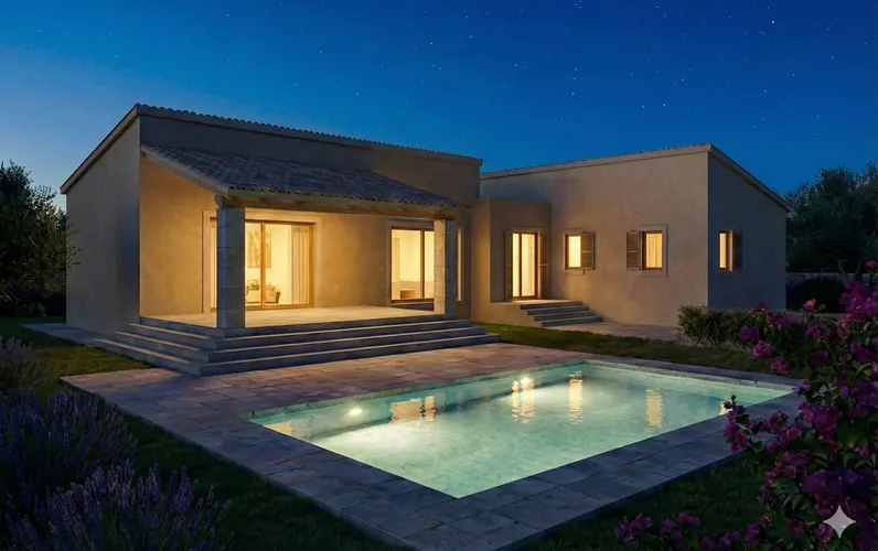 New-build country house with stunning mountain views in Algaida