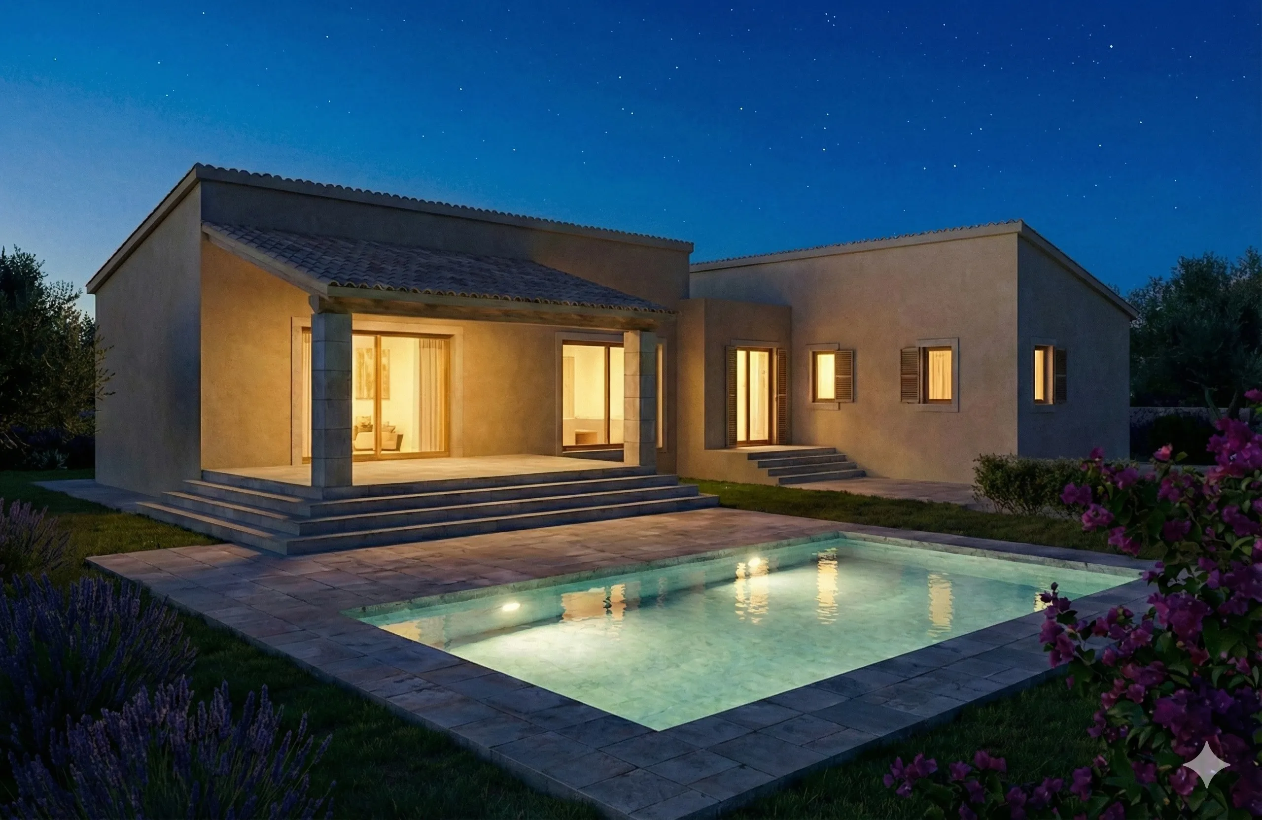 Casa de campo de obra nueva con hermosas vistas en Algaida-1