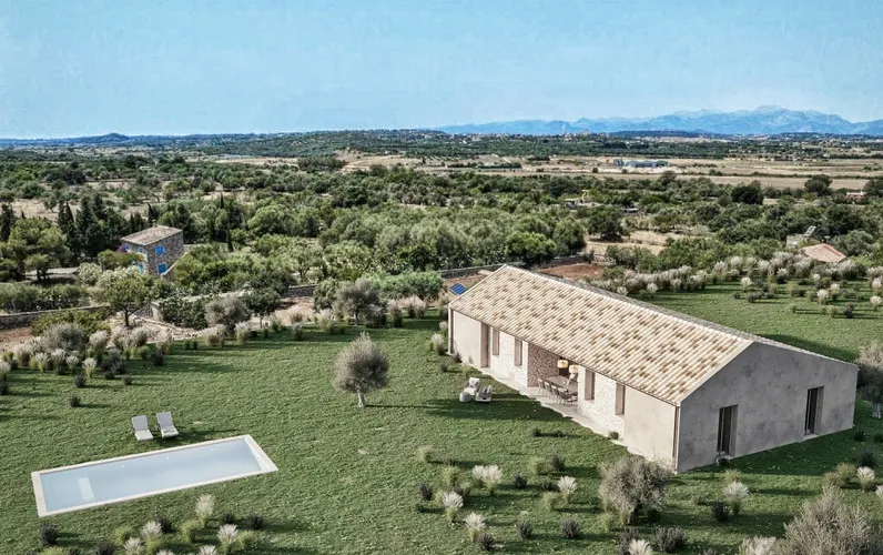 Idyllisk grund med byggetilladelse i Ariany