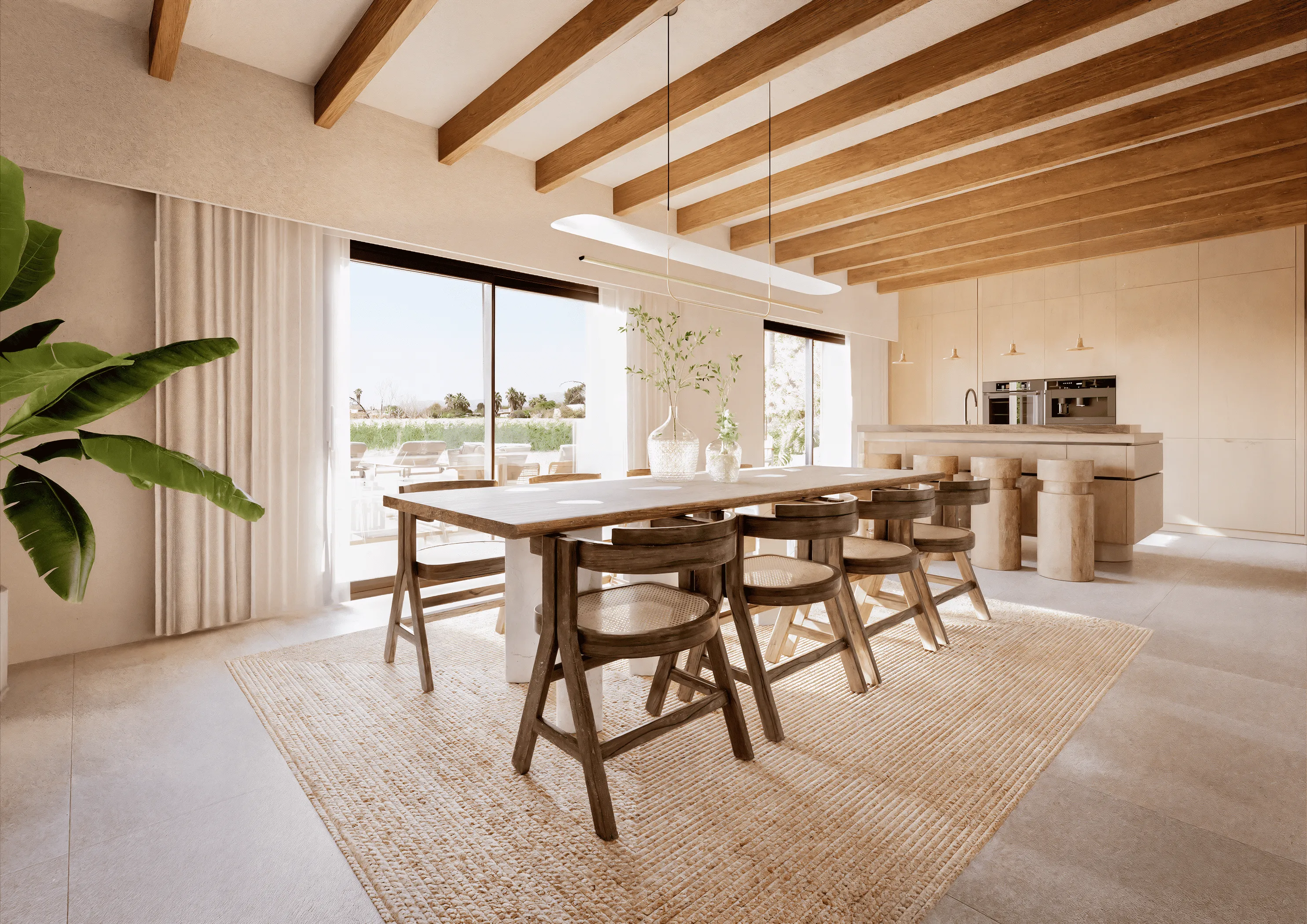 Przestronna nowo wybudowana finca z widokiem na Tramuntana w Inca-4