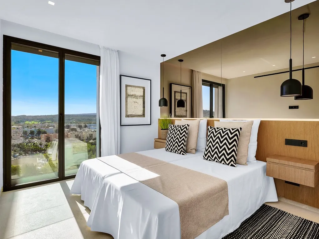 New sea view penthouse with a private pool-14