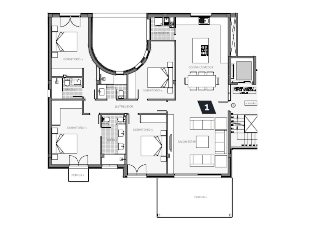 Hochwertiges Meerblickpenthouse mit Pool-20