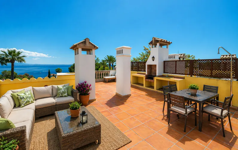 Ático con vistas al mar en Sa Vinya