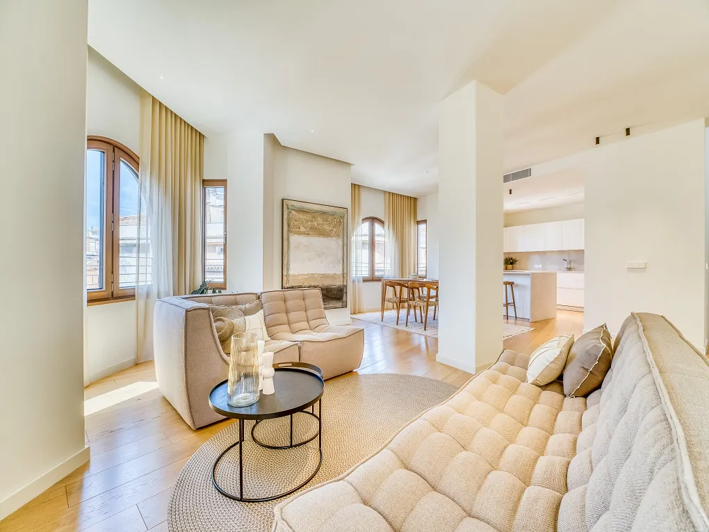 Luksusowy dwupoziomowy penthouse z tarasem na dachu i windą-5