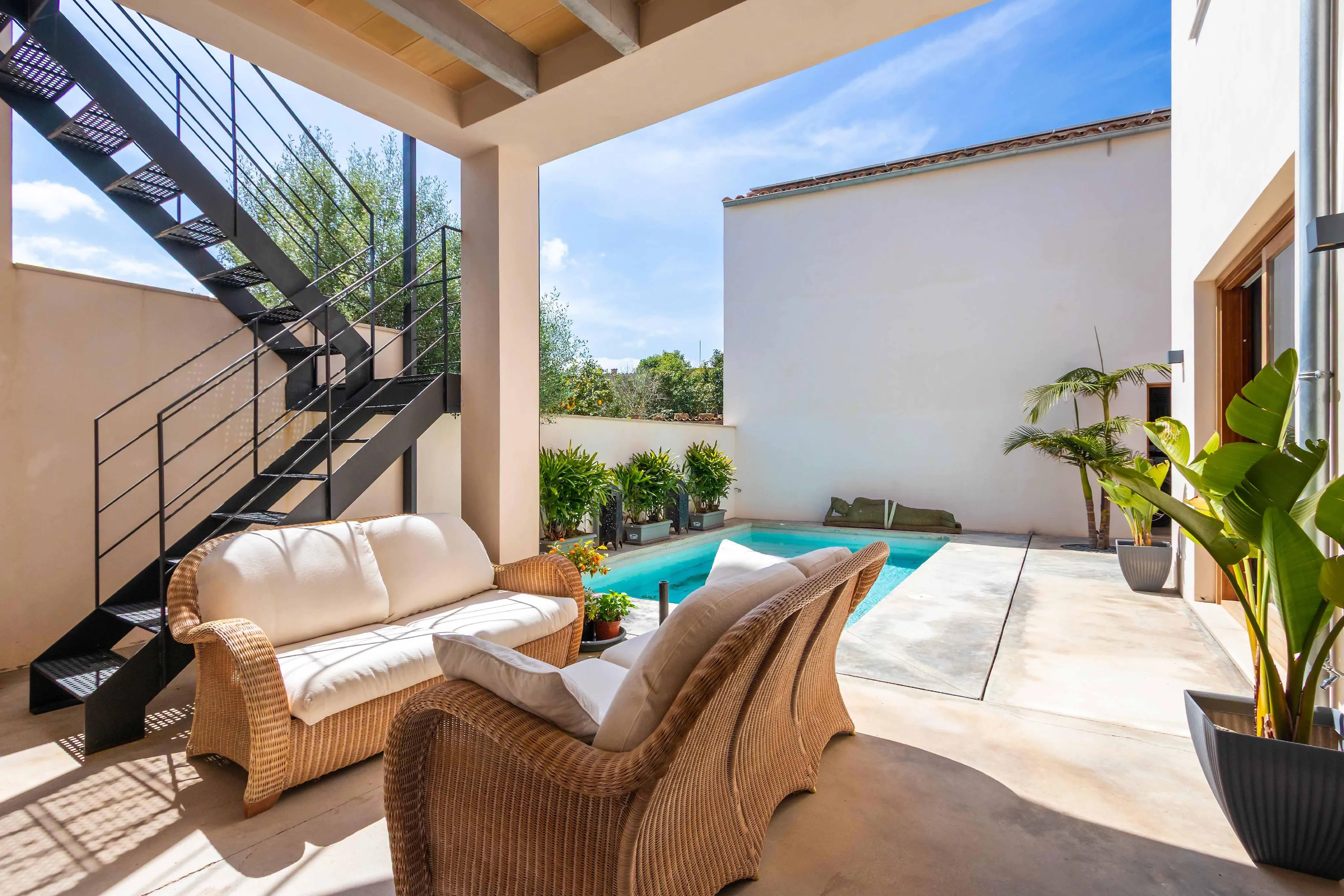 Moderne rækkehus med privatliv og fantastisk panoramaudsigt i Muro, Mallorca-4