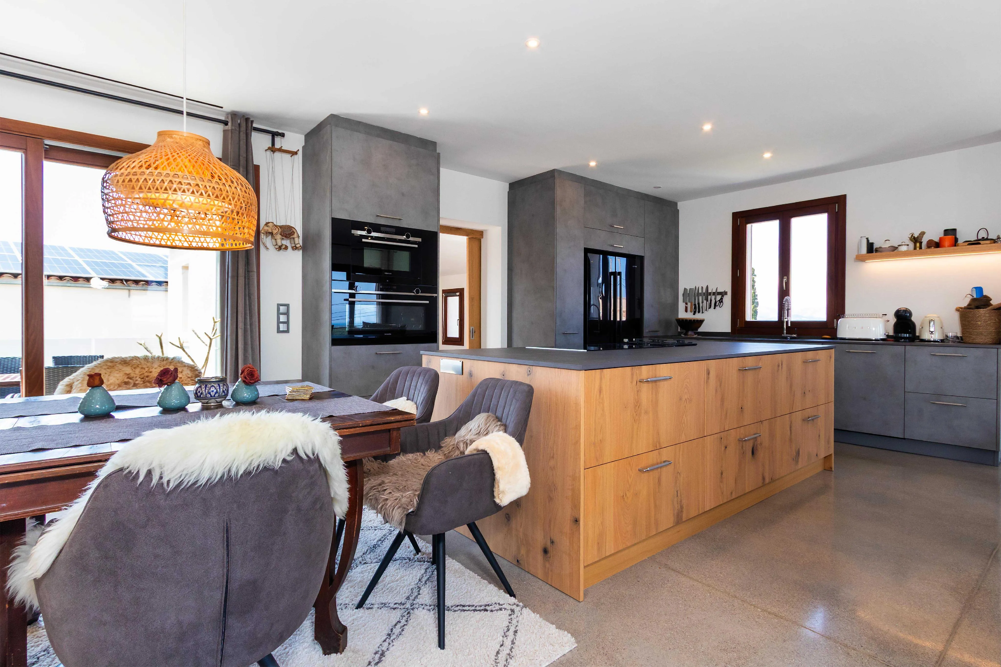 Moderne rækkehus med privatliv og fantastisk panoramaudsigt i Muro, Mallorca-9