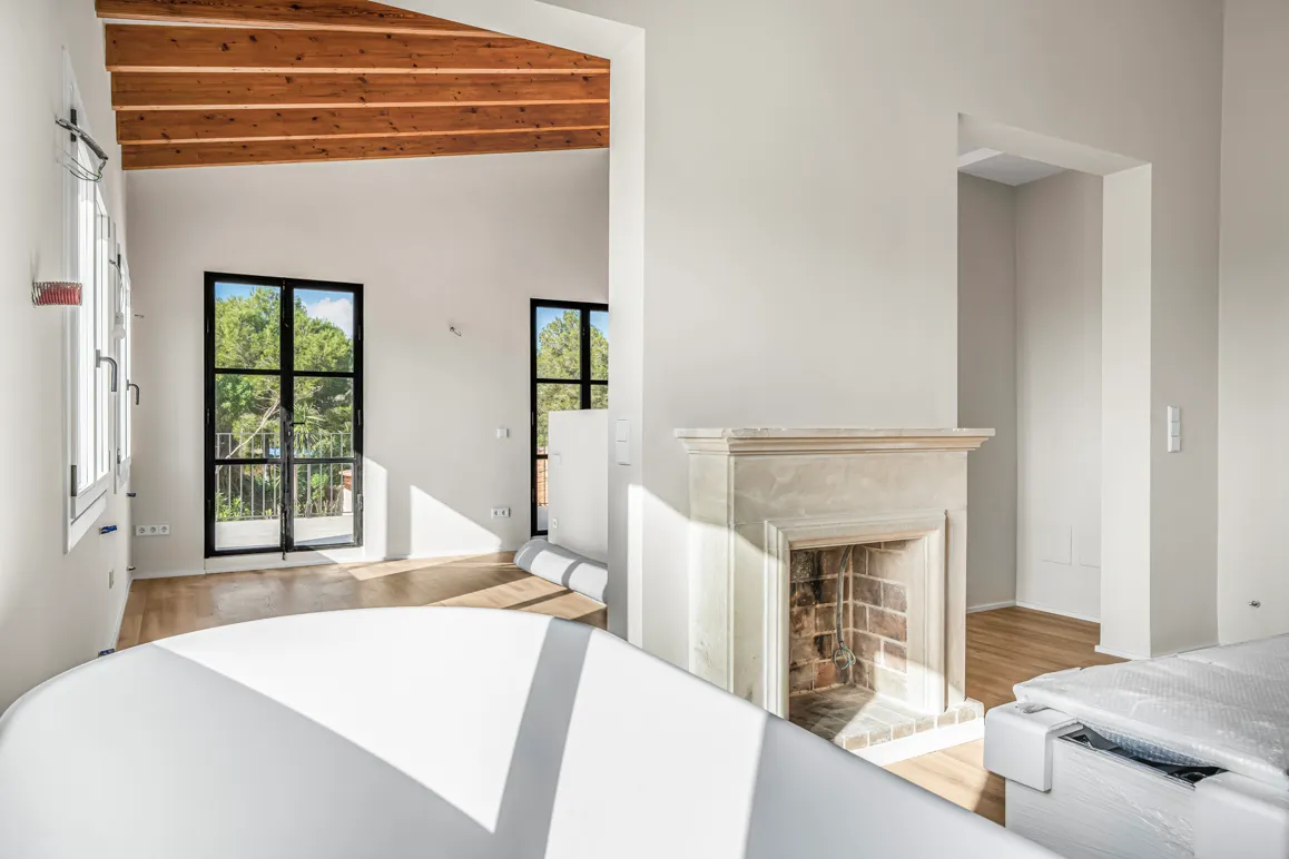 Villa di design vicino alla spiaggia con vista sul mare a Costa de los Pinos-11