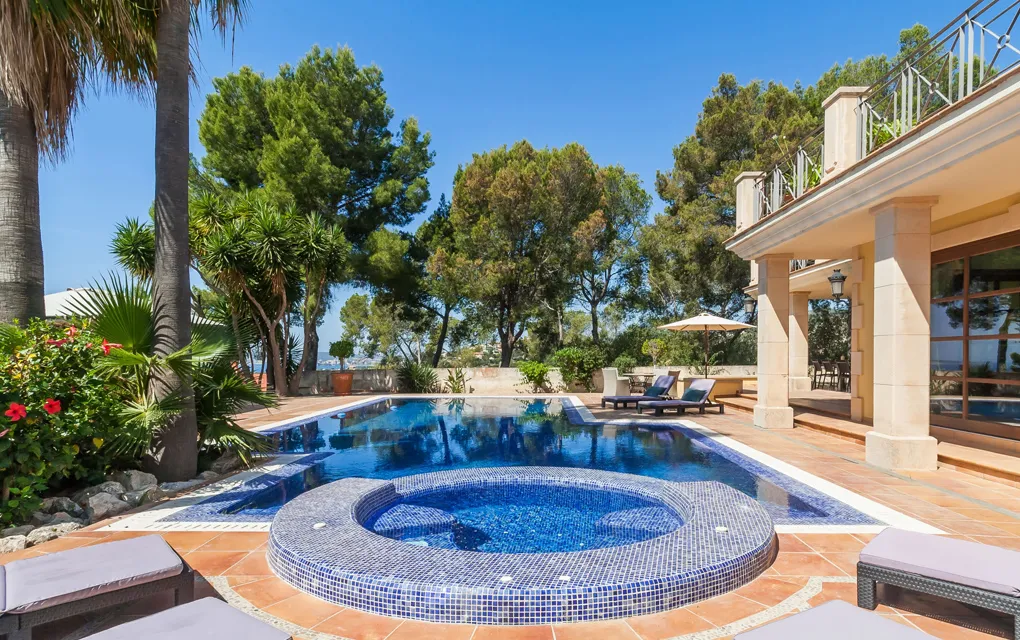 Fantastisk villa med havudsigt i Cas Català-19